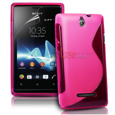 TPU накладка S-Case для Sony Xperia E Dual (C1605) — eCase