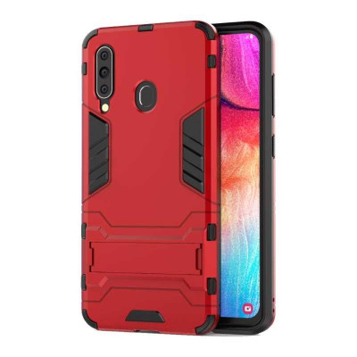 Защитный чехол с ТПУ бампером для Samsung Galaxy A20s (A207F) (c подставкой) — eCase