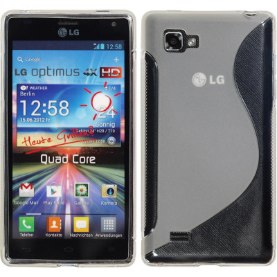 TPU накладка S-Case для LG P920 Optimus 3D — eCase