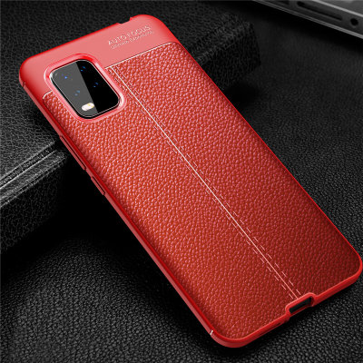 ТПУ накладка Leather для Xiaomi Mi 10 Lite &mdash; eCase