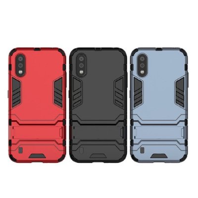 Защитный чехол с ТПУ бампером для Samsung Galaxy A01 2020 (A015F) (c подставкой) — eCase