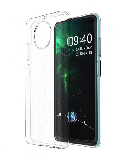 Силіконовий чохол для Xiaomi Redmi Note 9 5G (Crystal Clear) — eCase