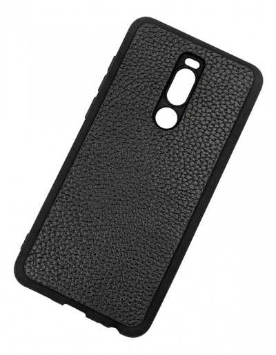 ТПУ накладка для Meizu M8 Note &quot;Cover Flotar&quot; (с вставкой из натуральной кожи) — eCase