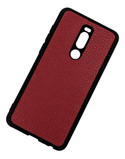 ТПУ накладка для Meizu M8 Note &quot;Cover Flotar&quot; (с вставкой из натуральной кожи) — eCase