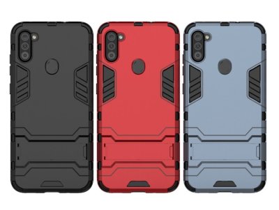 Захисний чохол з ТПУ бампером для Samsung Galaxy A11 2020 (з підставкою) — eCase