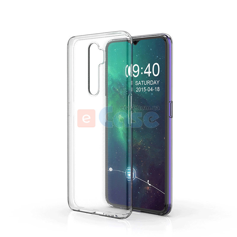 Силиконовый чехол для OPPO A9 2020 (Crystal Clear) фото 1 — eCase