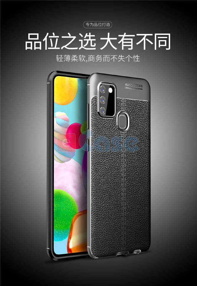 ТПУ накладка Leather для Samsung Galaxy A21s A217F фото 1 — eCase