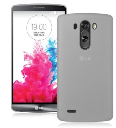 TPU накладка для LG G3 Dual D856 (матовый, однотонный) — eCase