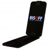 Кожаный чехол для LG P970 Optimus black BiSOFF "UltraThin" (флип) фото 7 — eCase