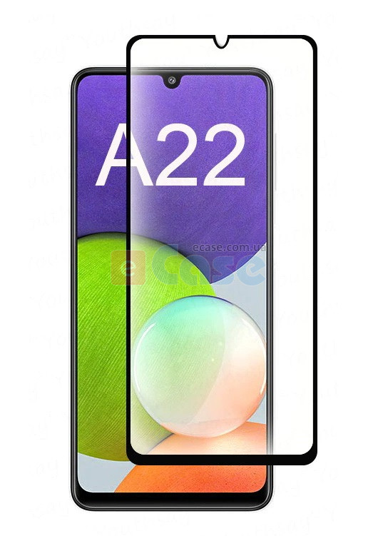 Защитное стекло 3D Full-screen Color Frame для Samsung Galaxy A22 фото 1 — eCase