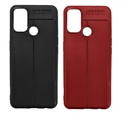 ТПУ накладка Leather для Oppo A32 — eCase
