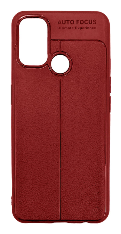ТПУ накладка Leather для Oppo A32 &mdash; eCase