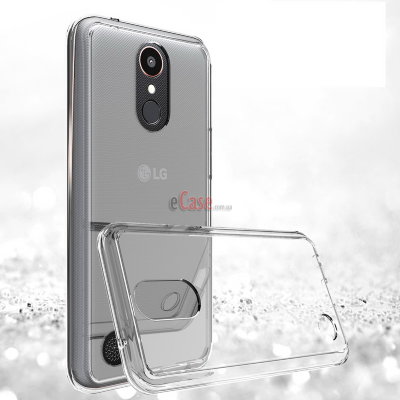 Прозора ТПУ накладка для LG K10 2017 EXELINE Crystal (Strong 0,5 мм) — eCase