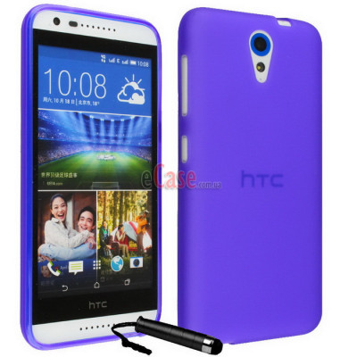 TPU накладка для HTC Desire 700 (матовый, однотонный) — eCase