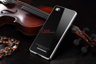Алюминиевый бампер LUPHIE with Tempered Glass Back Cover для Xiaomi Mi4c &mdash; eCase