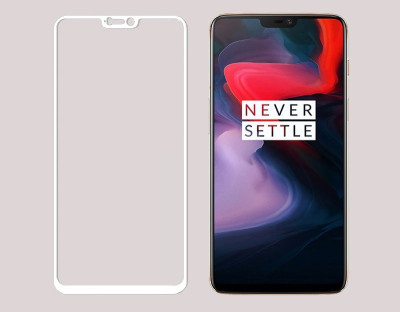 Защитное стекло для OnePlus 6 (Tempered Glass Frame 2,5D) с рамкой — eCase