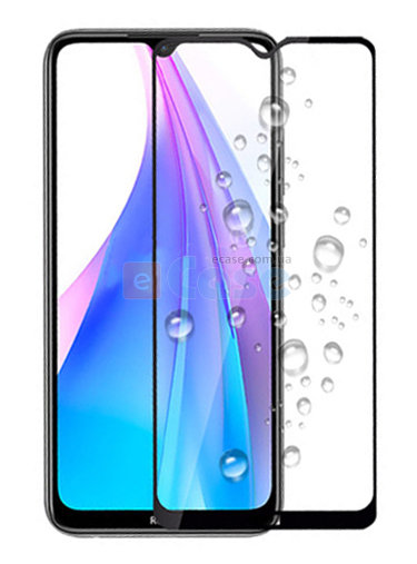 Защитное стекло 4D Full-screen с цветной рамкой для Xiaomi Redmi Note 8 фото 1 — eCase