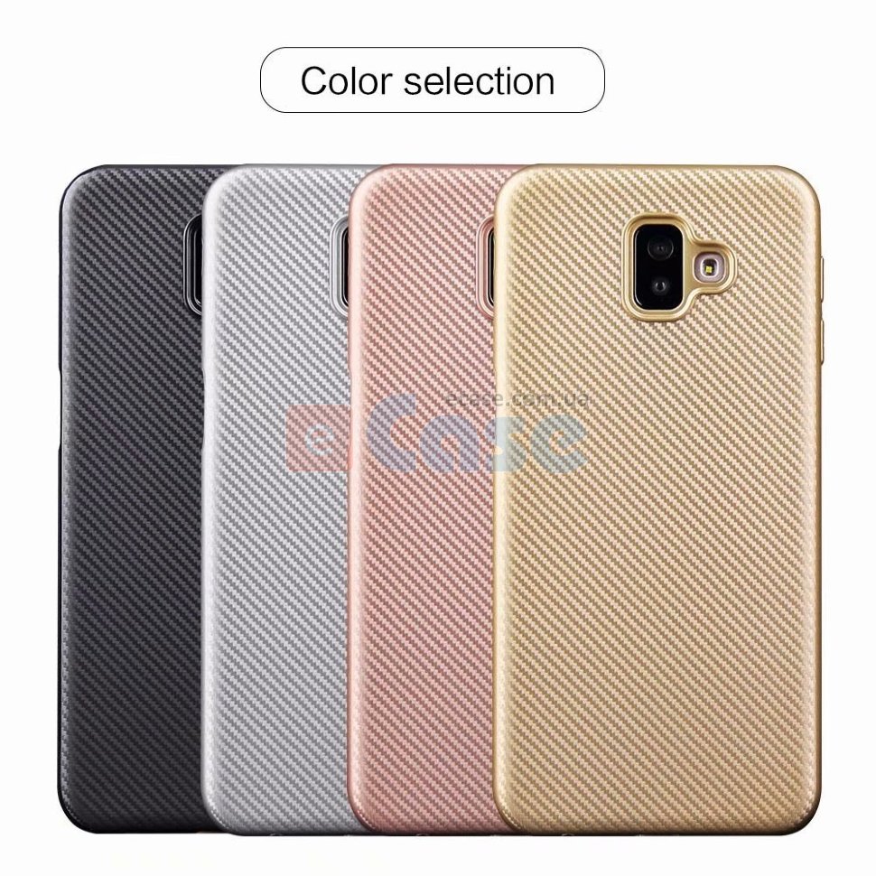 ТПУ накладка Carbon для Samsung J610 Galaxy J6 Plus 2018 фото 1 — eCase