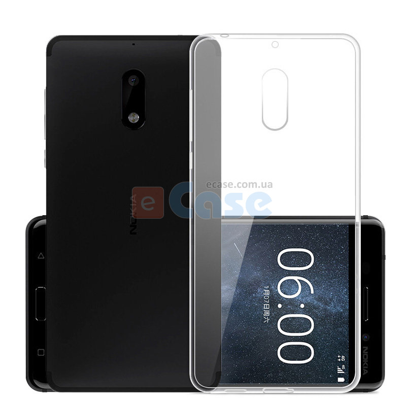 Прозора ТПУ накладка для Nokia 6 EXELINE Crystal (Strong 0,5 мм) фото 1 — eCase