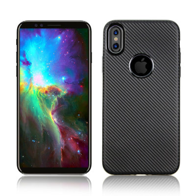 ТПУ накладка Carbon для iPhone Xs — eCase