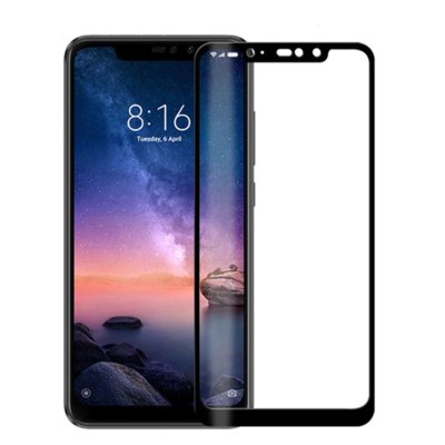 Защитное стекло для Xiaomi Redmi Note 6 (Tempered Glass Frame 2,5D) с рамкой — eCase