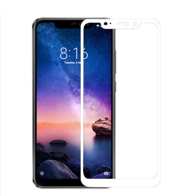 Защитное стекло для Xiaomi Redmi Note 6 (Tempered Glass Frame 2,5D) с рамкой — eCase