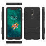 Ударостійка накладка з ТПУ бампером для Nokia X5 (з підставкою) фото 3 — eCase