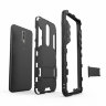 Ударостійка накладка з ТПУ бампером для Nokia X5 (з підставкою) фото 4 — eCase