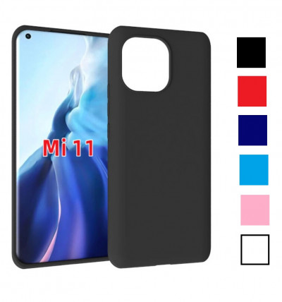 TPU чехол Matte для Xiaomi 11 Lite 5G NE (однотонный) — eCase