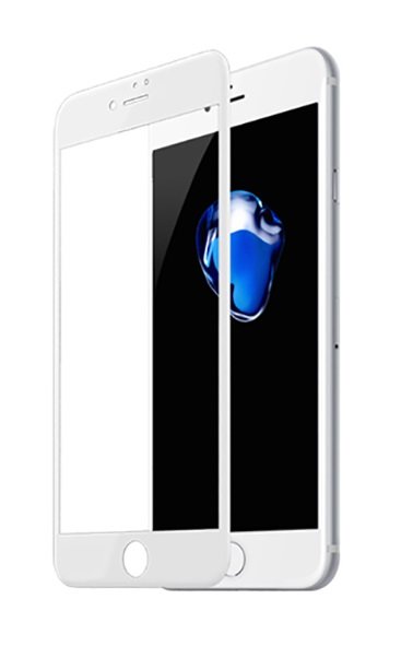 Захисне 3D скло Baseus (з гнучкою рамкою) для iPhone 8 Plus &mdash; eCase