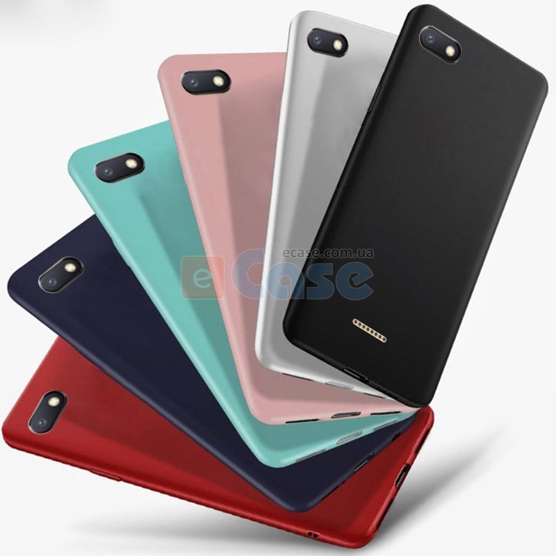 TPU накладка Matte для Xiaomi Redmi 6A (однотонная) фото 1 — eCase