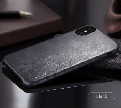 Шкіряна накладка X-level Vintage для iPhone Xs — eCase