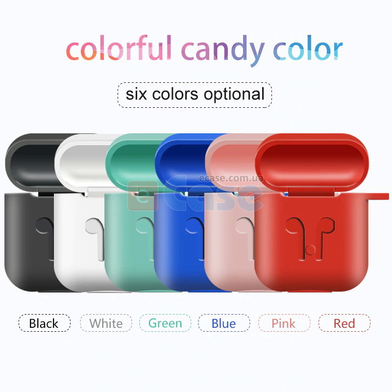 Ударостійкий чохол Soft TPU для навушників Airpods фото 1 — eCase
