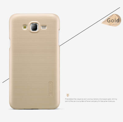 Пластиковая накладка Nillkin Matte для Samsung J500H Galaxy J5 + защитная пленка — eCase