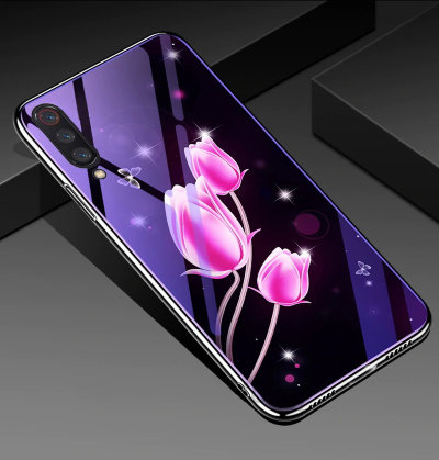 Накладка TPU + Glass Violet для Xiaomi Redmi Note 8 — eCase