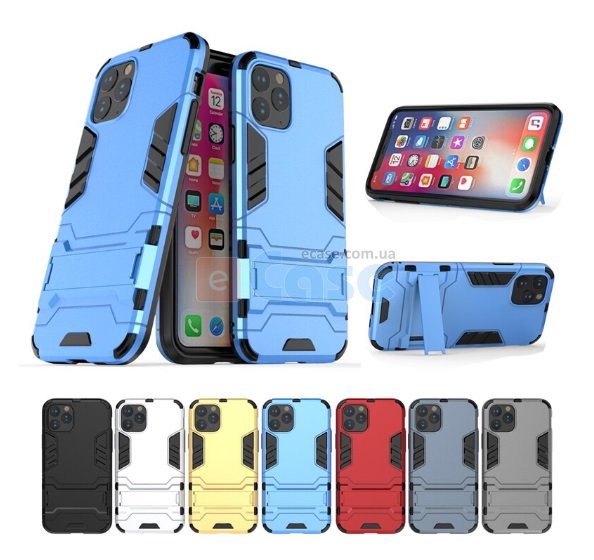 Ударопрочная накладка с ТПУ бампером для iPhone 11 (c подставкой) фото 1 — eCase