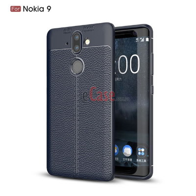 ТПУ накладка Leather для Nokia 9 — eCase