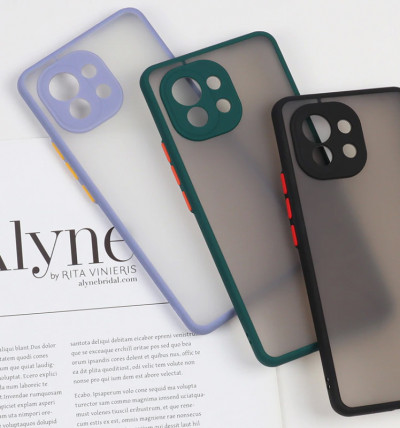 Чехол Frosted Buttons для Xiaomi 11 Lite 5G NE — eCase