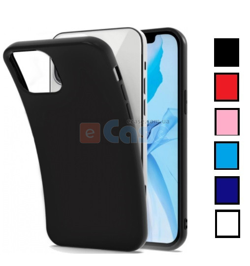 TPU чохол Matte для iPhone 12 (однотонний) фото 1 — eCase