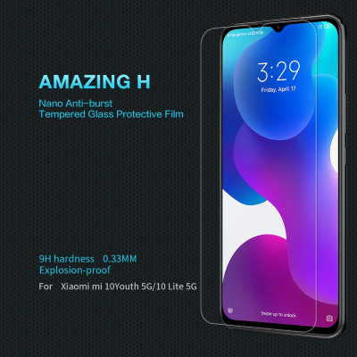 Захисне скло Nillkin Anti-Explosion Glass Screen (H) для Xiaomi Mi 10 Lite — eCase