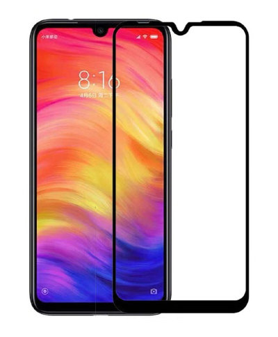 Захисне скло 4D Full-screen з кольоровою рамкою для Xiaomi Redmi 7 — eCase
