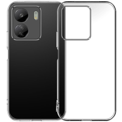 Силіконовий чохол для Xiaomi Poco C65 (Crystal Clear) — eCase