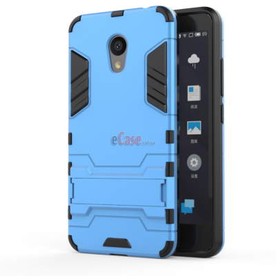 Ударопрочная накладка с ТПУ бампером для Meizu M5C (c подставкой) — eCase