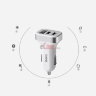 Автомобільний зарядний пристрій HOCO Z3 (digital display) 2USB (3.1 A) фото 2 — eCase