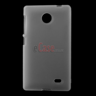TPU накладка для Nokia X / X+ (матовий, однотонний) — eCase