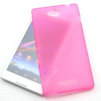 TPU накладка для Sony Xperia C S39h (C2305) (матовый, однотонный) — eCase
