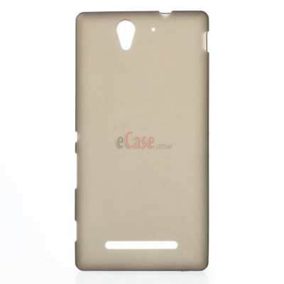 TPU накладка для Sony Xperia C S39h (C2305) (матовый, однотонный) — eCase