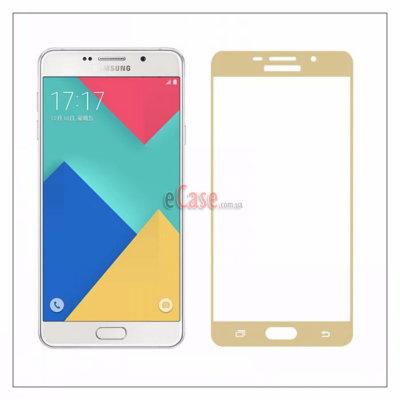Защитное стекло для Samsung A510F Galaxy A5 (Tempered Glass Frame 2,5D) с рамкой — eCase