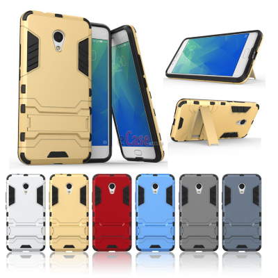 Ударостійка накладка з ТПУ бампером для Meizu M5S (з підставкою) — eCase