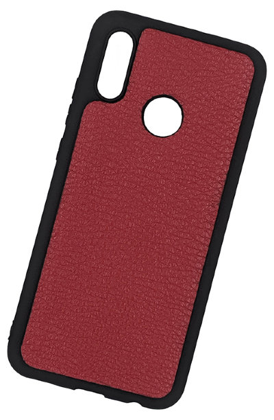 ТПУ накладка для Huawei Honor 10 Lite "Cover Flotar" (зі вставкою з натуральної шкіри) — eCase